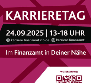 Plakat zur Ankündigung des Karrieretags